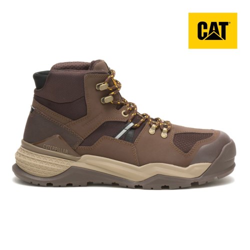 Caterpillar Provoke Mid Waterproof Alloy Toe Werkschoenen Heren Chocola (PIHS.NL)